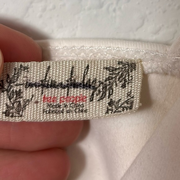 FREE PEOPLE INTIMATELY WOMEN'S WHITE AND CREAM STRETCHY BRA SIZE XL - Picture 3 of 3